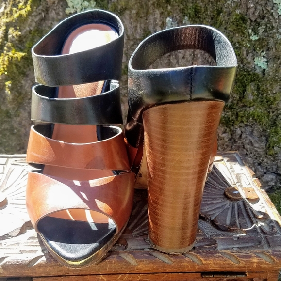 Rebecca Minkoff Mules Sandals 4" Stacked Heels - Picture 3 of 8